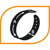 Collier Chiens Daytona Ferplast Orange